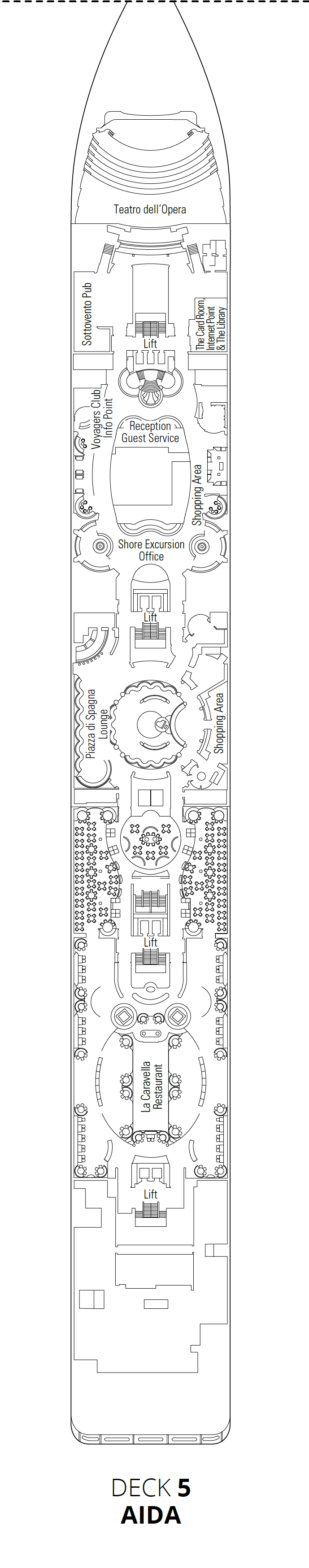 Deck 5 – Aida